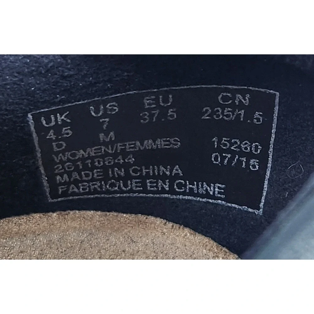 Clarks Artisan Rosalyn Wren Mary Jane Heels Womens‎ 7M Leather Block Heel